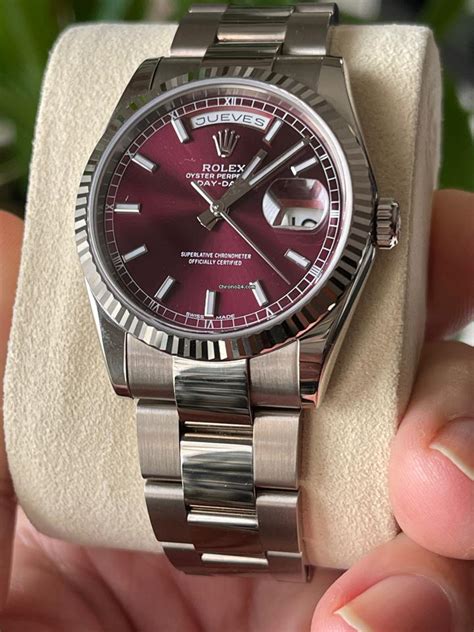 rolex 118205f|Rolex cherry dial.